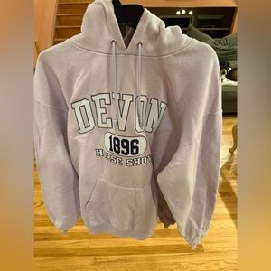 Champion Devon 1896 Horse Show Hoodie Lavender XL